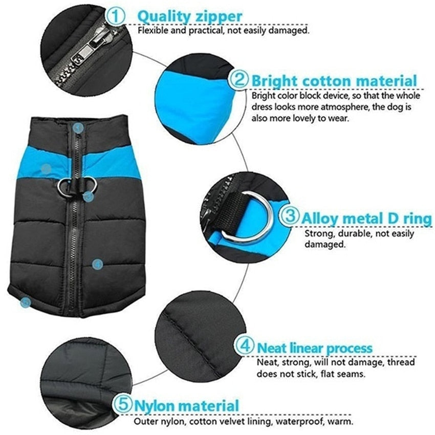 Warm Winter Dog Jackets